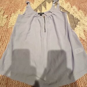 Express Light Purple Tank with Metallic Zipper